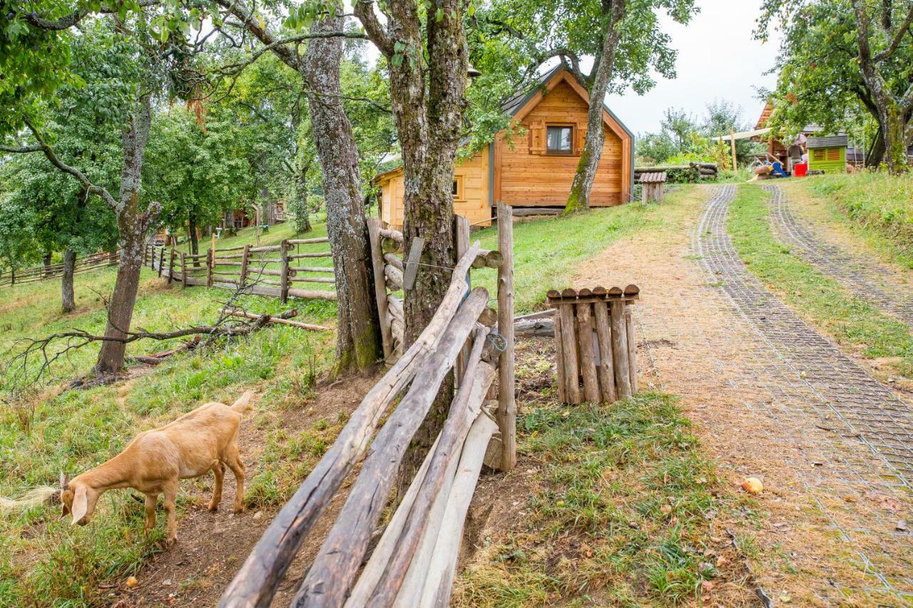 Villa Glamping Organic Farm Slibar Tržič Exterior foto