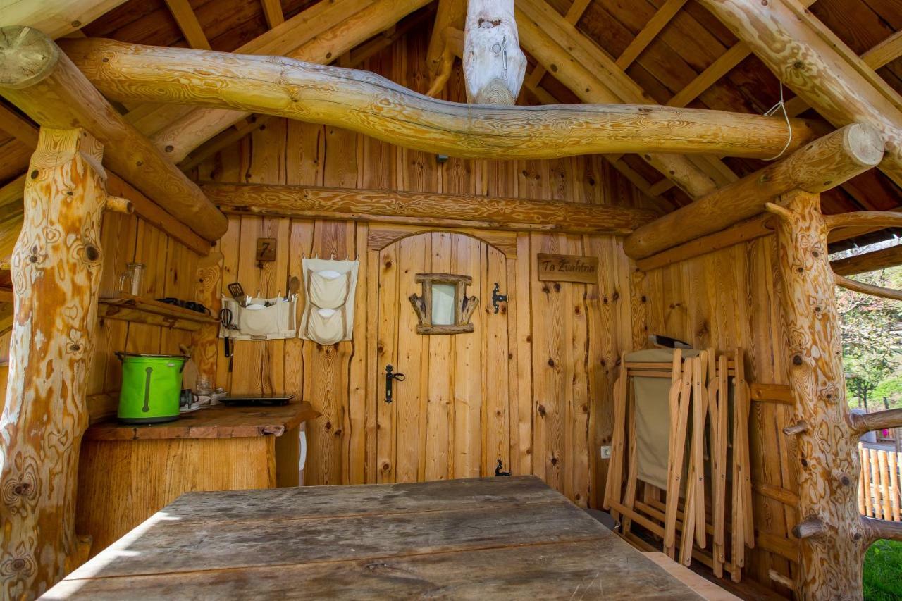 Villa Glamping Organic Farm Slibar Tržič Exterior foto