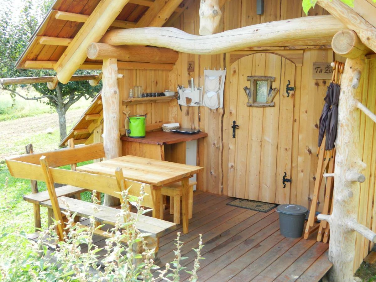 Villa Glamping Organic Farm Slibar Tržič Exterior foto